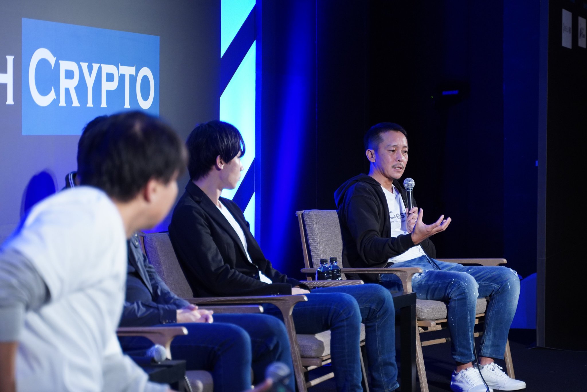 B Dash Cryptoのセッションでの登壇風景